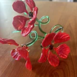 Palestinian Anemone Glass Flower
