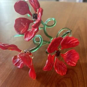 Palestinian Anemone Glass Flower