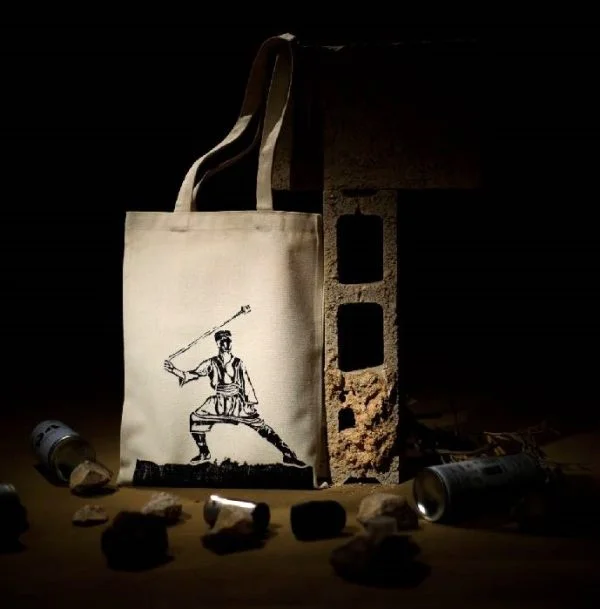 Palestinian Art Tote Bag- (3)
