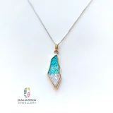 Map of Palestine Mosaic Pendant