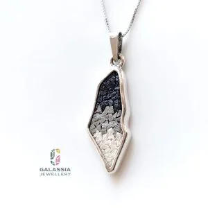 Palestinian Mosaic Map Pendant