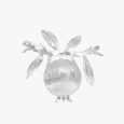 Pomegranate Sterling Silver Brooch (1)