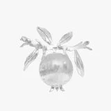 Pomegranate Sterling Silver Brooch