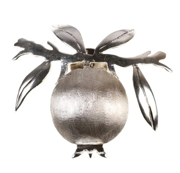 Pomegranate Sterling Silver Brooch (2)