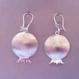 Pomegranate Sterling Silver Earrings (3)