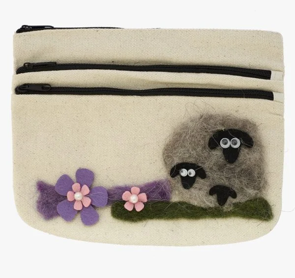 Sheep's Felt Purse Sheep's Felt Purse