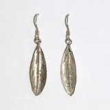 Silver Olive Leaf Earring
