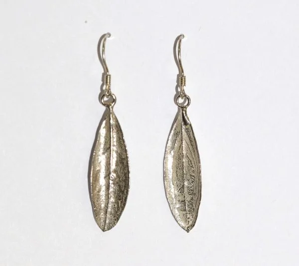 Silver Olive Leaf Earring (5)