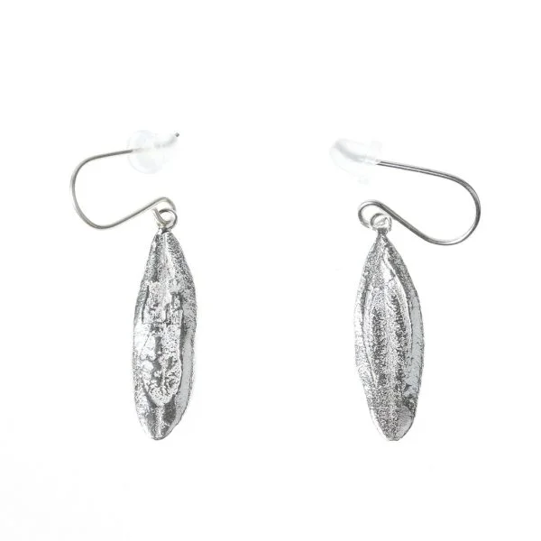 Silver Olive Leaf Earring (6)