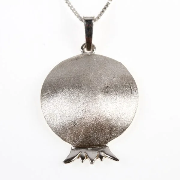 Silver Pomegranate Pendant (3)