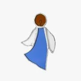 Simple Glass Angel Ornament