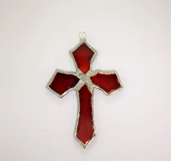 Simple Stained Glass Cross (1) Simple Stained Glass Cross (1)
