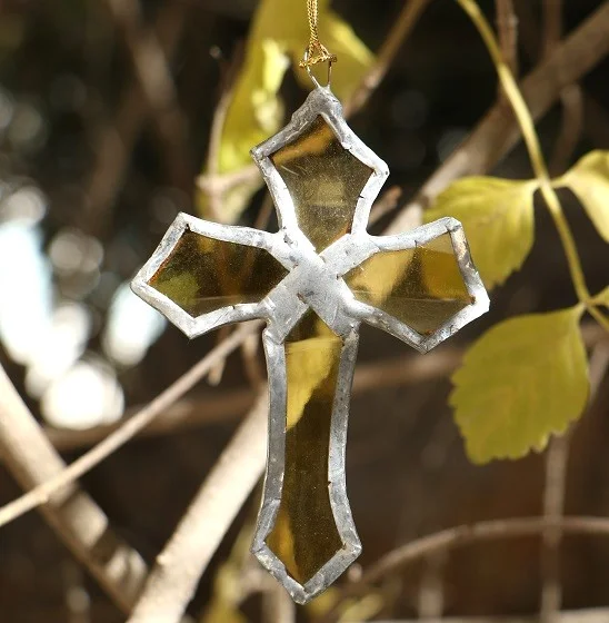 Simple Stained Glass Cross (2) Simple Stained Glass Cross (2)