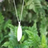 Single Olive Leaf Pendant