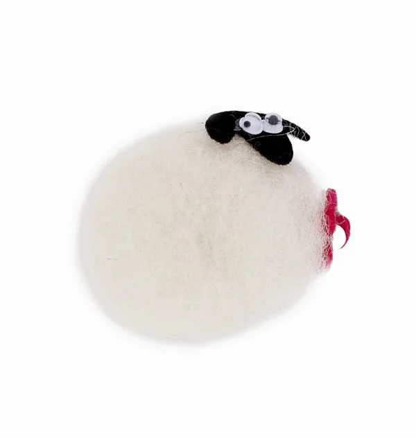 Single Wool Felt Sheep Magnet (1) Single Wool Felt Sheep Magnet (1)