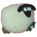 Single Wool Felt Sheep Magnet (2)