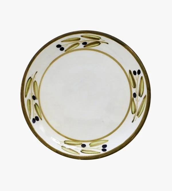 Small Ceramic Olive Plate