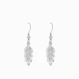Small Wheat Sterling Silver Earrings