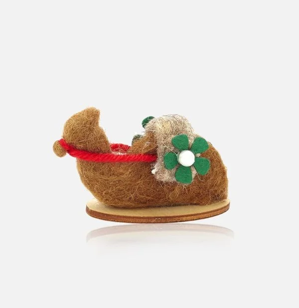 Small Wool Felt Camel (1)