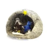 Small Wool Felt Nativity Cave