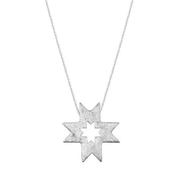 Star Cross Sterling Silver Pendant (2) Star Cross Sterling Silver Pendant (2)