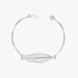 Sterling Silver Olive Leaf Bracelet