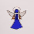 Trumpet Glass Angel Ornament (1)