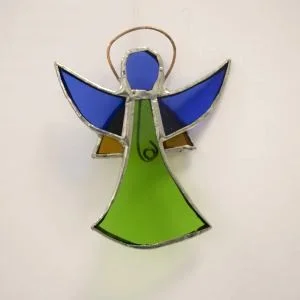 Trumpet Glass Angel Ornament (2) Trumpet Glass Angel Ornament (2)