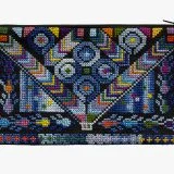 V-Shape Embroidery Purse