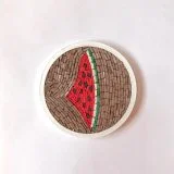 Watermelon Mosaic Coaster