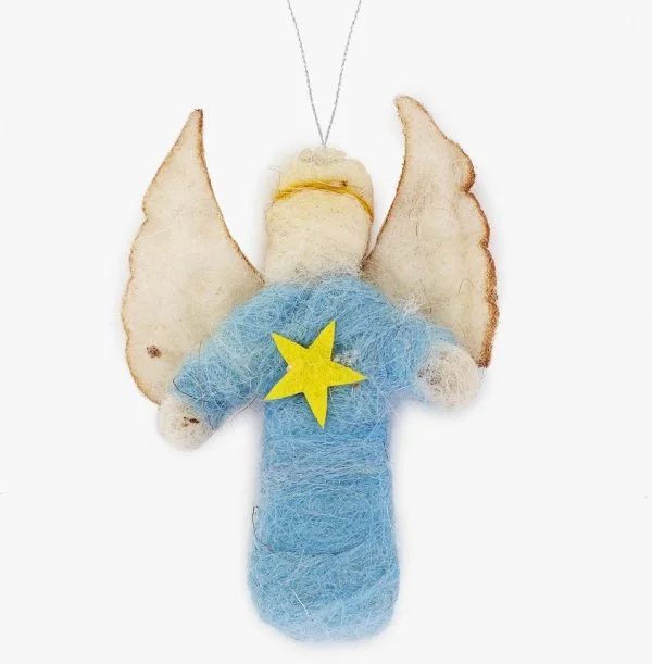 Wool Felt Angel Ornament (1) Wool Felt Angel Ornament (1)