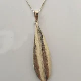 Big Olive Leaf Pendant