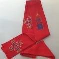al0801 red candle stole 75$