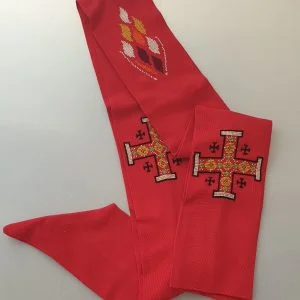 Embroidery Flame Priest Stole