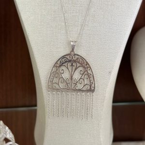Arch Door Silver Pendant