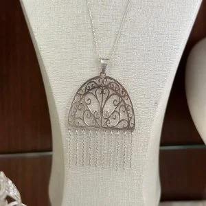Arch Door Silver Pendant
