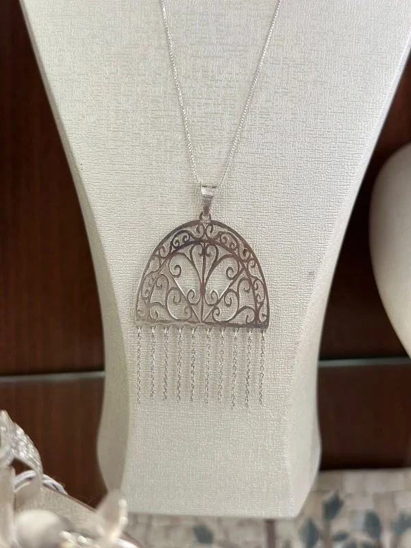 Arch Door Silver Pendant
