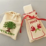 Olive Oil Soap & Embroidery Bag