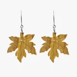 Olive Wood Earring
