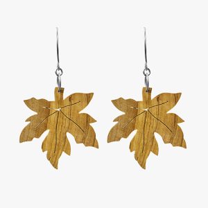 Olive Wood Earring