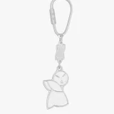 Silver Angel Keychain