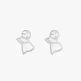 Silver Angel  Earring