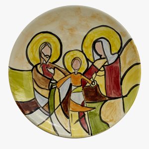 Ceramic Nativity Plate