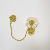 Crochet flower Book Mark