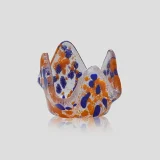 Fused Glass Candle Holder