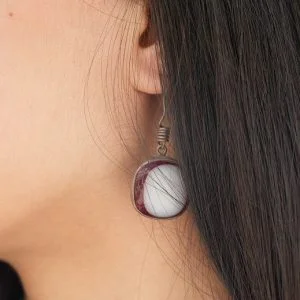 Fused Glass Earring