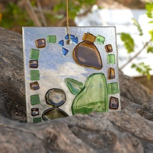 Fused Nativity Ornament