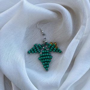 Grape Leaf Earring
