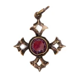 Cross with Alexandrite Stone