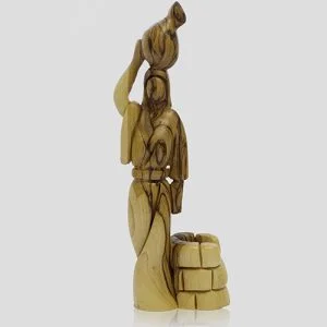 Olive Wood Woman Figure